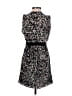 Paper Crown Print Black Blue Cocktail Dress Size XS - photo 2