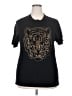 Guess 100% Cotton Black Short Sleeve Top Size XXL - photo 1