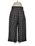 J.Crew Collection Houndstooth Black Burgundy Casual Pants Size 4 - photo 1