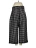 J.Crew Collection Houndstooth Black Burgundy Casual Pants Size 4 - photo 2