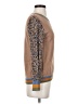 Conditions Apply Color Block Brown Pullover Sweater Size S - photo 4
