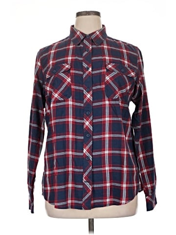 Duluth Trading Co. Long Sleeve Button-Down Shirt (view 1)