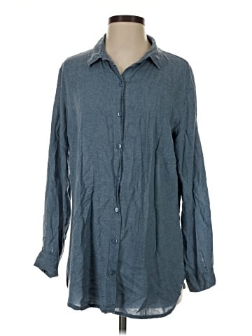 Coco + Carmen Long Sleeve Button-Down Shirt (view 1)