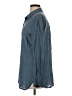 Coco + Carmen Blue Long Sleeve Button-Down Shirt Size S - photo 5