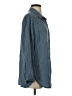 Coco + Carmen Blue Long Sleeve Button-Down Shirt Size S - photo 4
