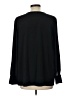 Ann Taylor Black Long Sleeve Blouse Size L - photo 2