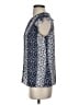 Elle 100% Polyester Blue Sleeveless Blouse Size S - photo 5