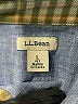 L.L.Bean Plaid Green Long Sleeve Button-Down Shirt Size L - photo 7