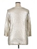 Jones New York Signature Metallic Silver Pullover Sweater Size 1X - photo 2