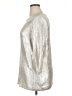 Jones New York Signature Metallic Silver Pullover Sweater Size 1X - photo 5
