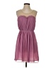 Ark & Co. 100% Polyester Hearts Purple Cocktail Dress Size S - photo 1