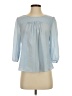 Annabelle 100% Polyester Blue 3/4 Sleeve Blouse Size S - photo 1
