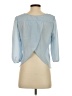Annabelle 100% Polyester Blue 3/4 Sleeve Blouse Size S - photo 2