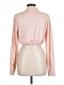 Shein Pink Long Sleeve Blouse Size L - photo 2