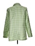Shein 100% Polyester Checkered-gingham Green Blazer Size 12 - photo 2