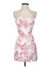 H:ours Floral Pink Cocktail Dress Size XS - photo 1