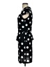 New Directions Polka Dots Black Casual Dress Size S - photo 5