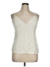 K. Jordan Ivory Sleeveless Blouse Size XL - photo 1