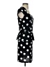 New Directions Polka Dots Black Casual Dress Size S - photo 4