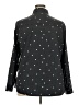 Torrid Polka Dots Black Long Sleeve Button-Down Shirt Size 2X Plus (2) - photo 2