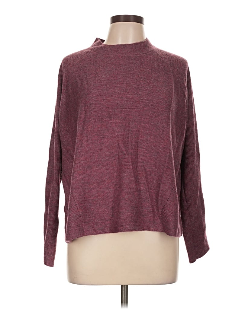 Pre-owned Staccato Pullover Sweater In Burgundy