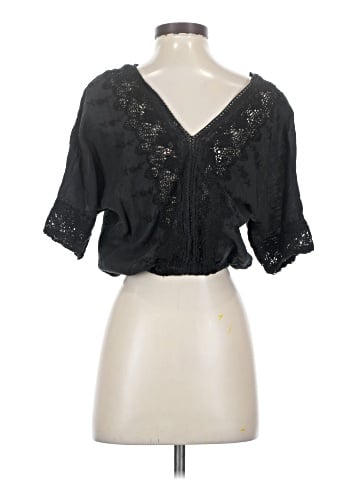 Lucky Brand Short Sleeve Blouse (view 2)