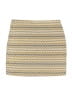 Express Chevron-herringbone Yellow Casual Skirt Size XS - photo 2