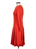 J.Crew Solid Red Casual Dress Size 2 - photo 5