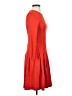 J.Crew Solid Red Casual Dress Size 2 - photo 4