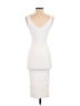 AYM 100% Polyester White Cocktail Dress Size S - photo 2