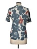 Specialized Floral Gray Short Sleeve Turtleneck Size L - photo 2