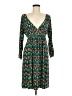 Unbranded Print Teal Casual Dress Size M (estimated) - photo 1