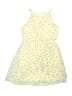 Knit Works 100% Polyester Yellow Dress Size 8 - photo 1