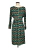 Unbranded Print Teal Casual Dress Size M (estimated) - photo 2