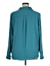 NYDJ 100% Polyester Teal Long Sleeve Blouse Size XL - photo 2