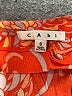 CAbi 100% Rayon Orange Sleeveless Blouse Size S - photo 7