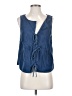 Gap Blue Sleeveless Blouse Size S (tall) - photo 1