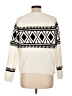 Christian Siriano New York 100% Polyester Print Ivory Pullover Sweater Size L - photo 2