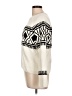 Christian Siriano New York 100% Polyester Print Ivory Pullover Sweater Size L - photo 5