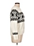 Christian Siriano New York 100% Polyester Print Ivory Pullover Sweater Size L - photo 4