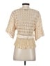 Zara 100% Polyester Ivory Kimono Size S - photo 2