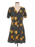 Primark 100% Polyester Gray Casual Dress Size 10 - photo 1