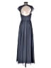 Bill Levkoff 100% Polyester Solid Gray Cocktail Dress Size 6 - photo 2