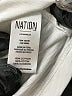 NATION LTD 100% Cotton White Short Sleeve Top Size L - photo 8