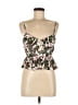 Parker 100% Polyester Ivory Sleeveless Top Size 6 - photo 1