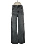 Zara Chevron-herringbone Gray Jeans Size 4 - photo 1