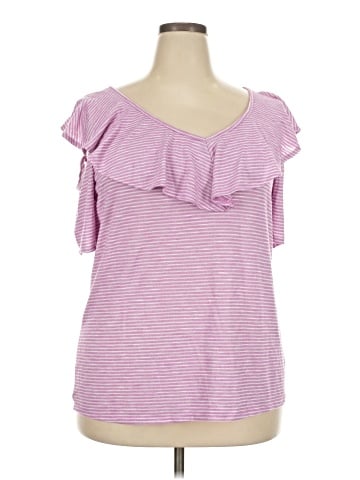 Lane Bryant Short Sleeve Top (view 1)
