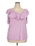 Lane Bryant Pink Short Sleeve Top Size 18 - 20 Plus - photo 1
