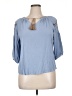 Assorted Brands 100% Polyester Blue 3/4 Sleeve Blouse Size XL - photo 1