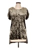 Molly Bracken Metallic Silver Short Sleeve Blouse Size L (tall) - photo 1